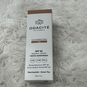 NEW!  ODACITE Tinted Sunscreen SPF 50